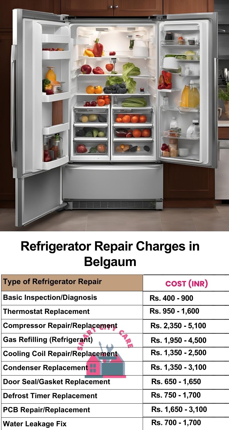 Refrigerator Repair Services Charges in Belgaum