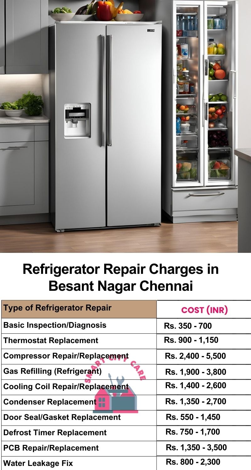 Refrigerator Repair Services Charges in  Besant Nagar ,Chennai 