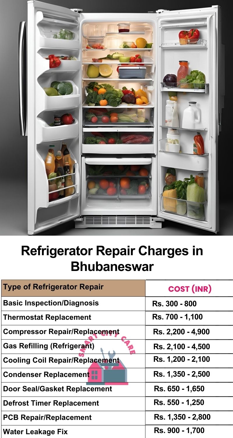 Refrigerator Repair Services Charges in Bhubaneswar