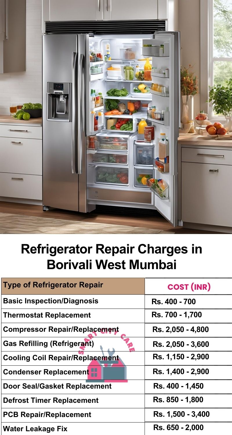 Refrigerator Repair Services Charges in  Borivali West ,Mumbai 