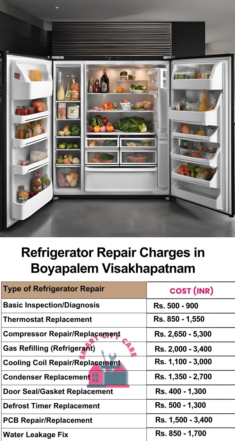 Refrigerator Repair Services Charges in  Boyapalem ,Visakhapatnam 