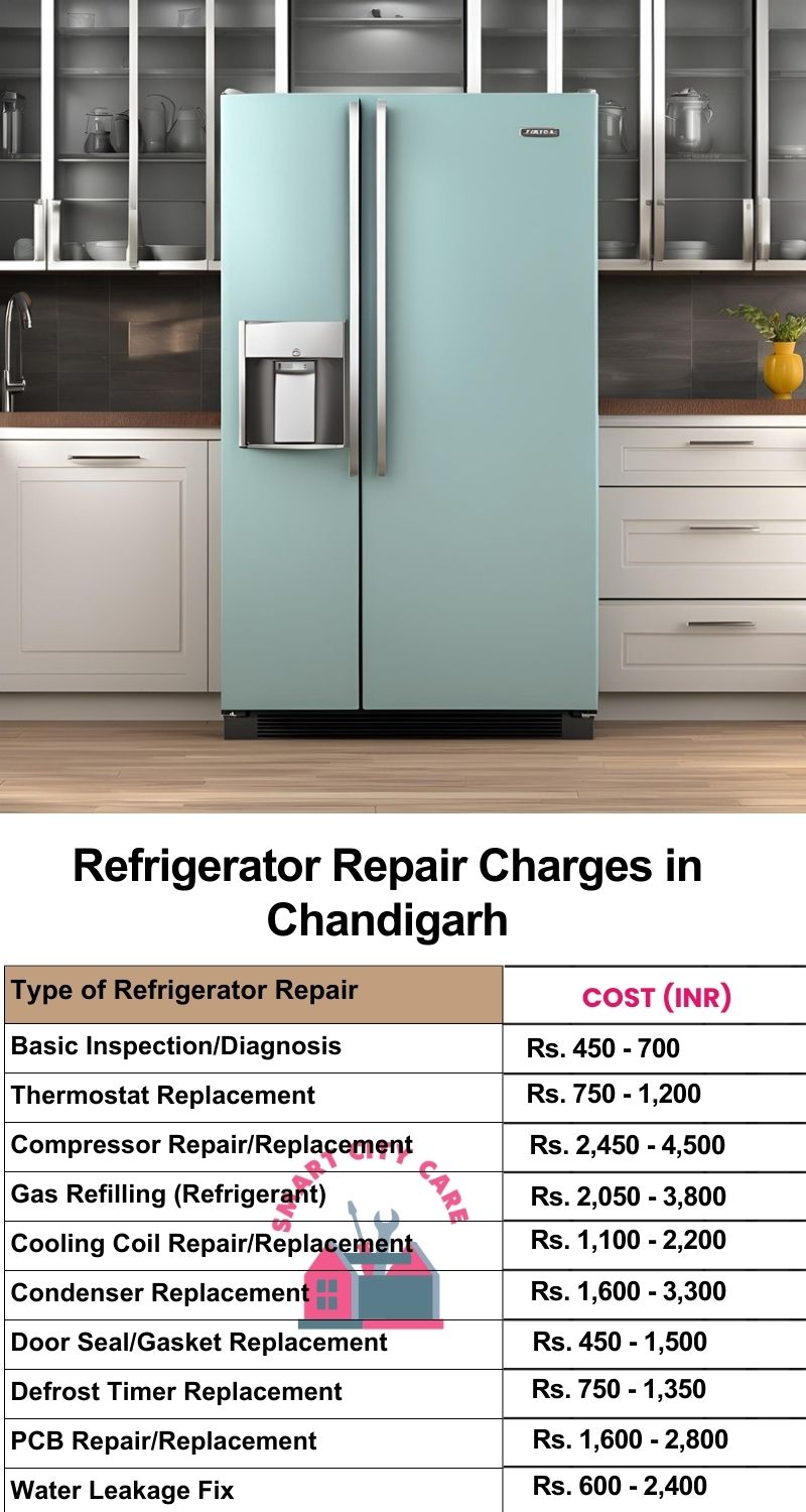 Refrigerator Repair Services Charges in Chandigarh