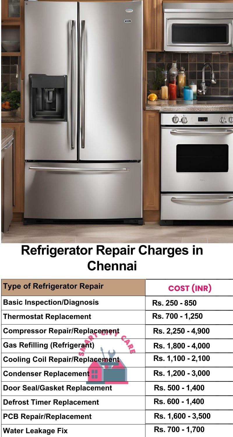 Refrigerator Repair Services Charges in Chennai