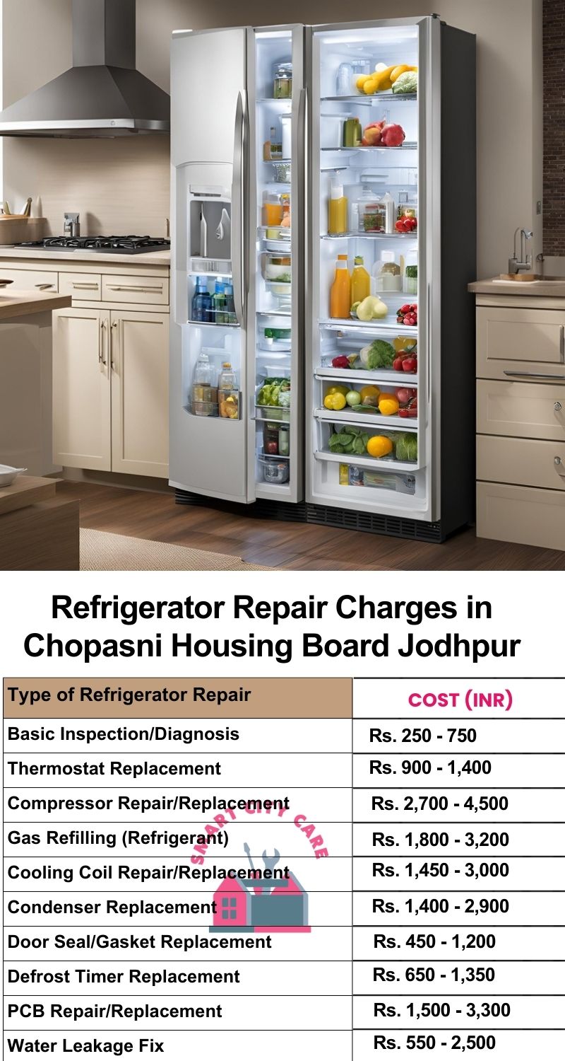 Refrigerator Repair Services Charges in  Chopasni Housing Board ,Jodhpur 