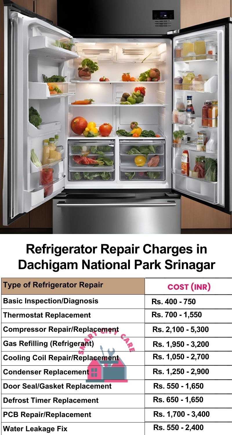 Refrigerator Repair Services Charges in  Dachigam National Park ,Srinagar 