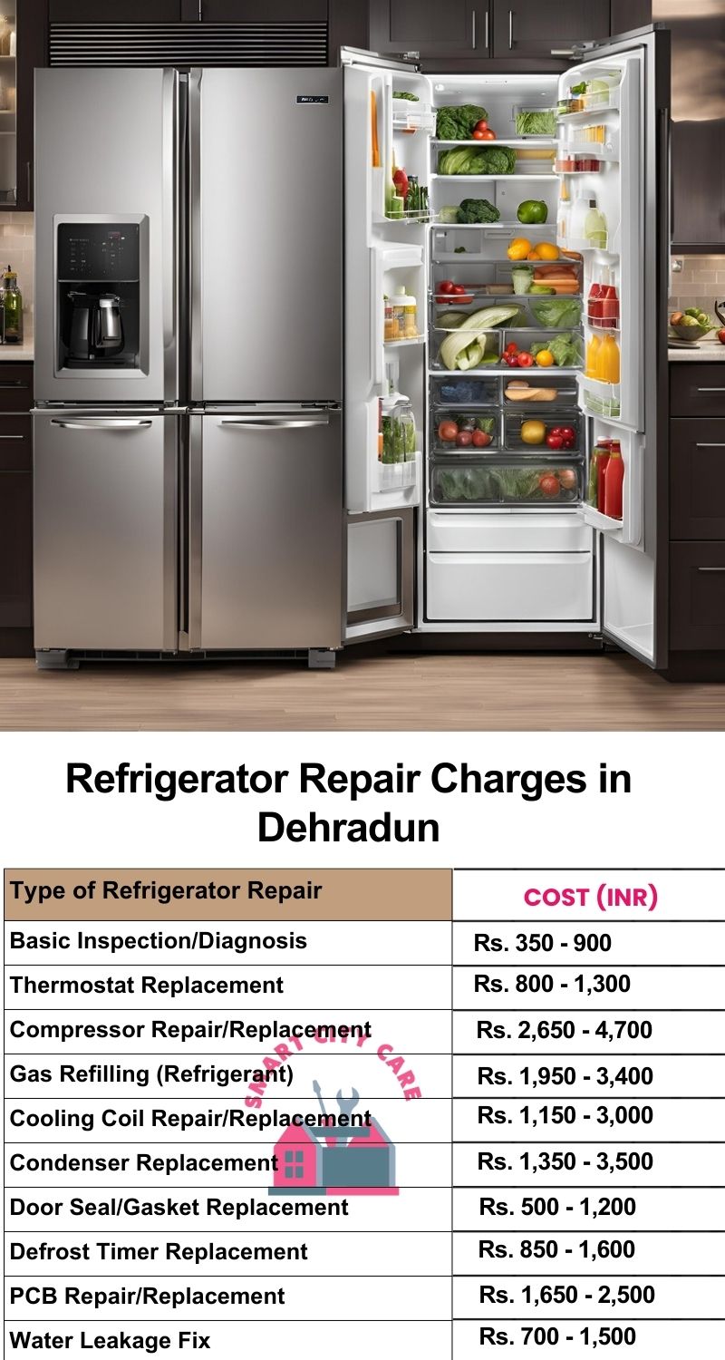 Refrigerator Repair Services Charges in Dehradun