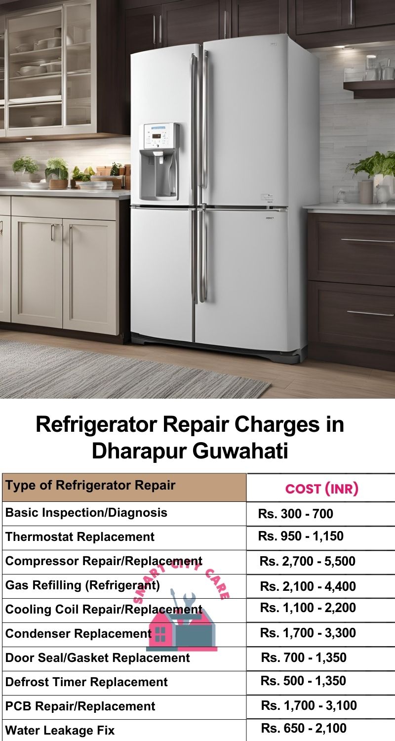 Refrigerator Repair Services Charges in Dharapur ,Guwahati
