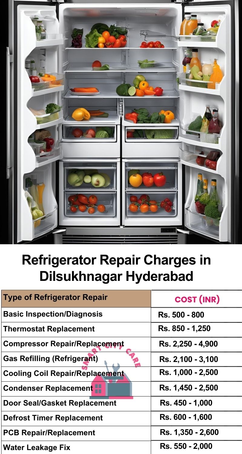 Refrigerator Repair Services Charges in Dilsukhnagar ,Hyderabad