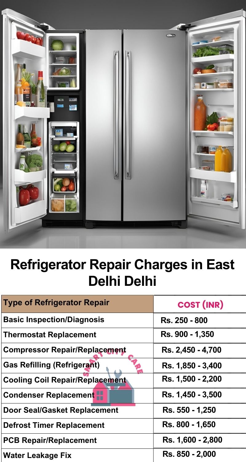 Refrigerator Repair Services Charges in  East Delhi ,Delhi 