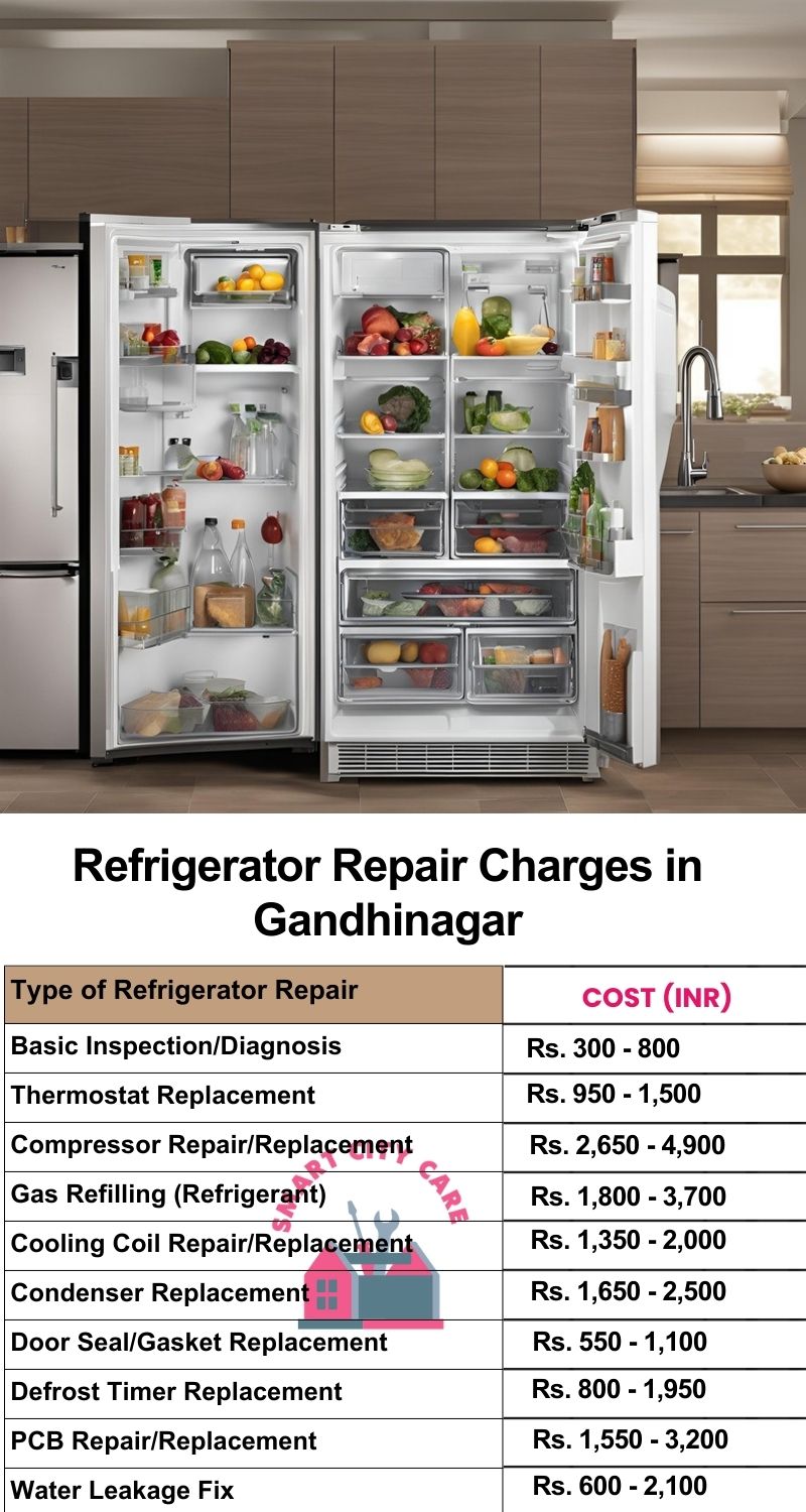 Refrigerator Repair Services Charges in Gandhinagar