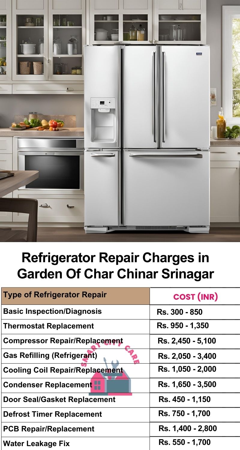 Refrigerator Repair Services Charges in  Garden Of Char Chinar ,Srinagar 