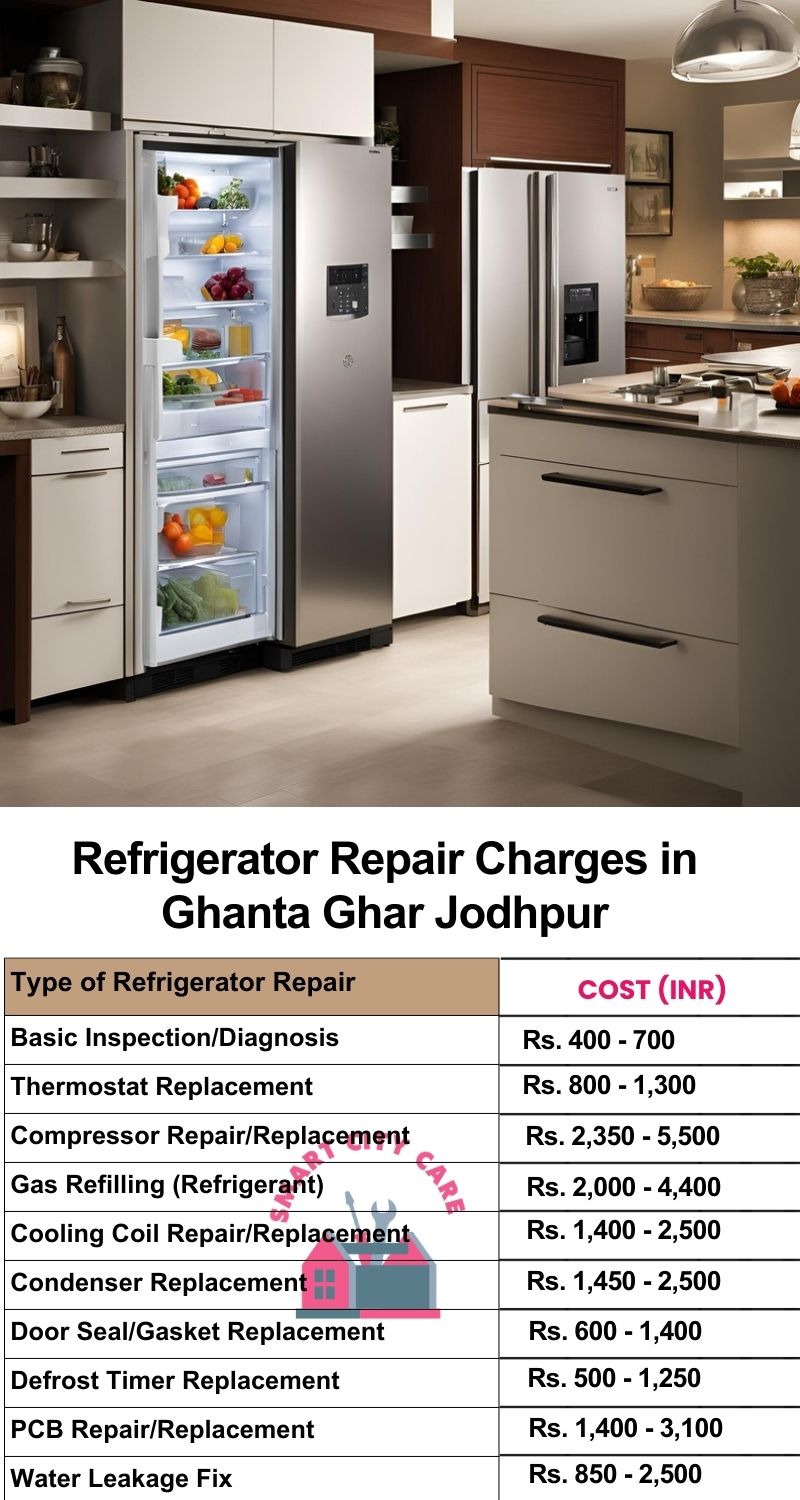 Refrigerator Repair Services Charges in  Ghanta Ghar ,Jodhpur 