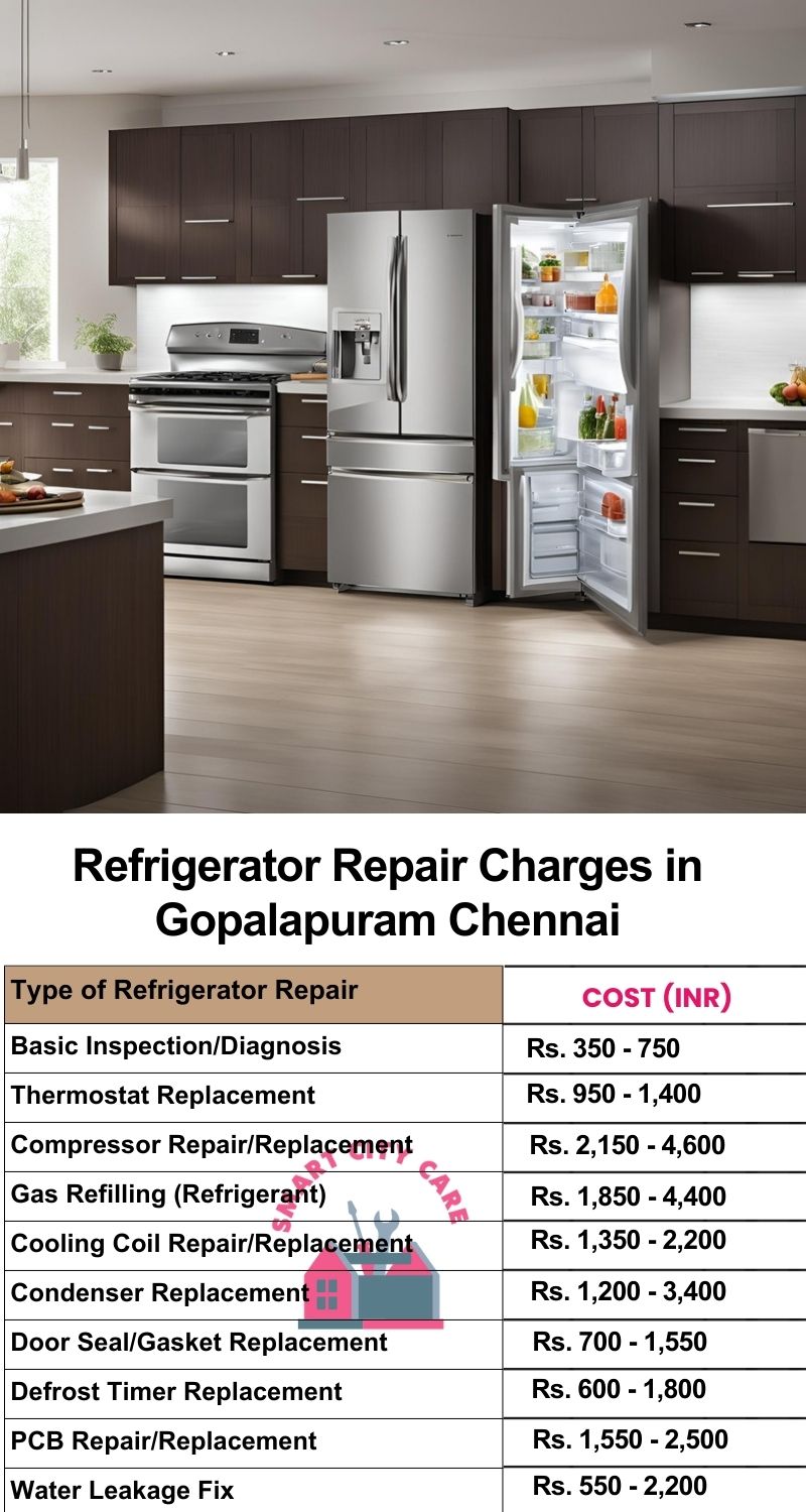 Refrigerator Repair Services Charges in  Gopalapuram ,Chennai 