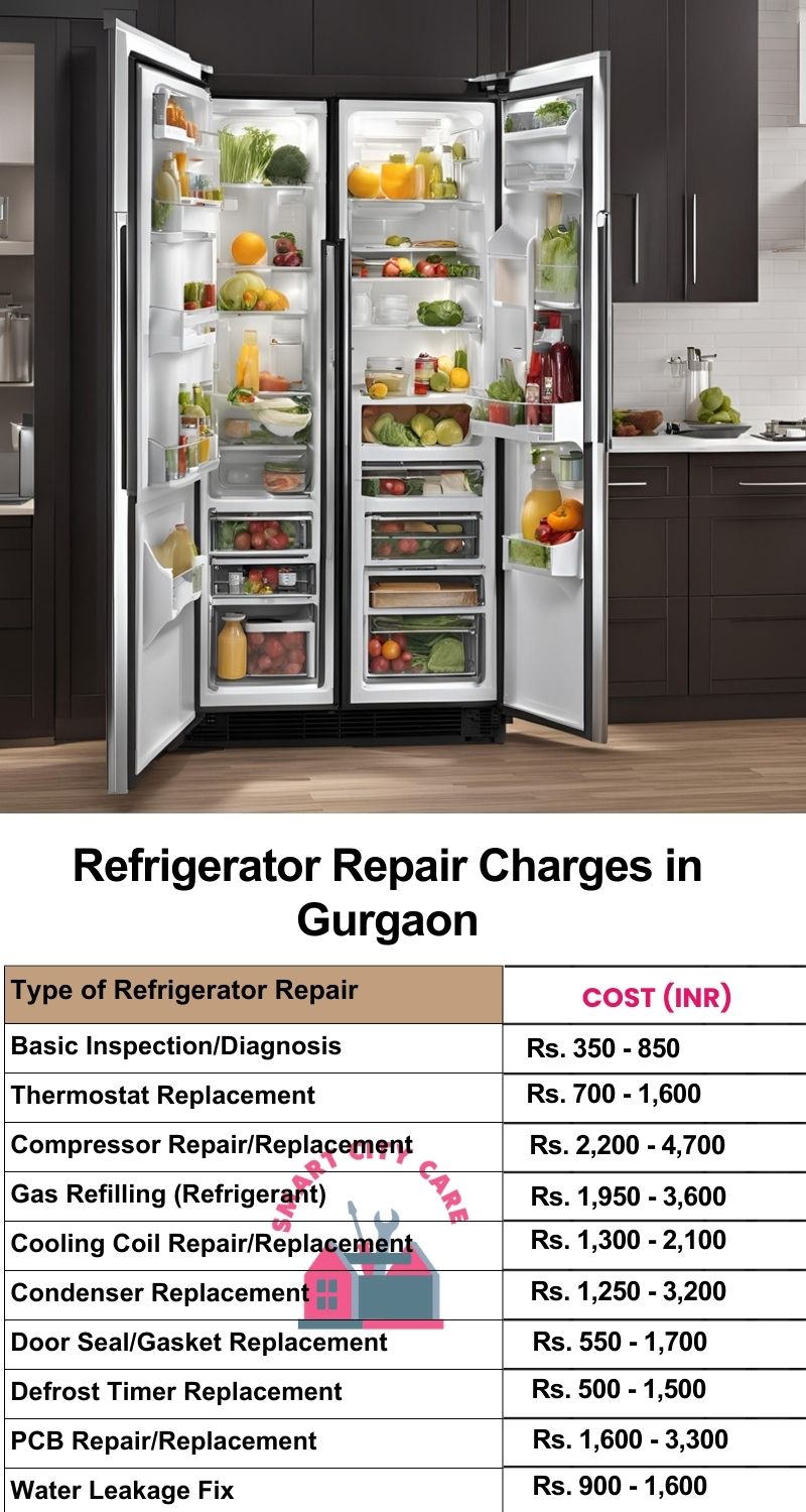 Refrigerator Repair Services Charges in Gurgaon