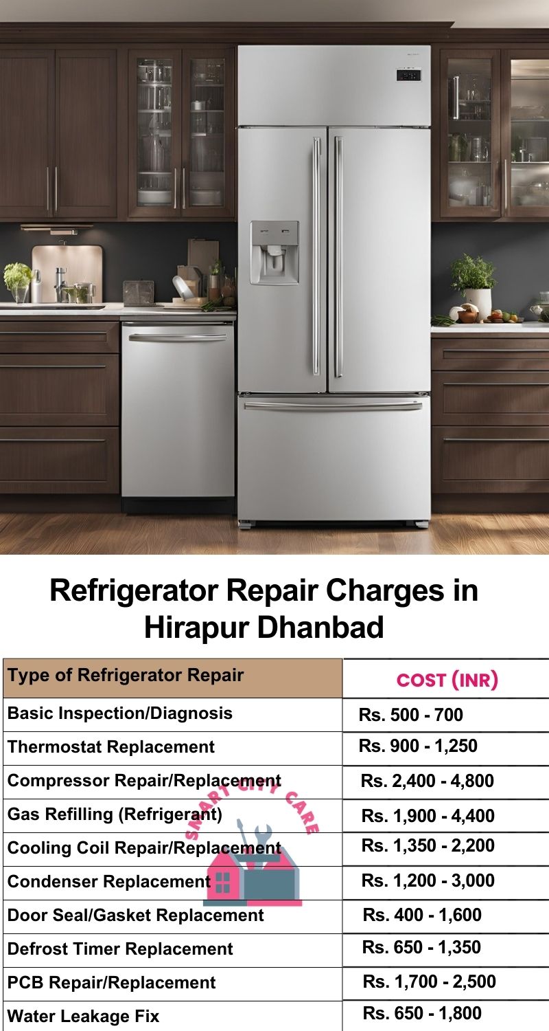 Refrigerator Repair Services Charges in Hirapur ,Dhanbad