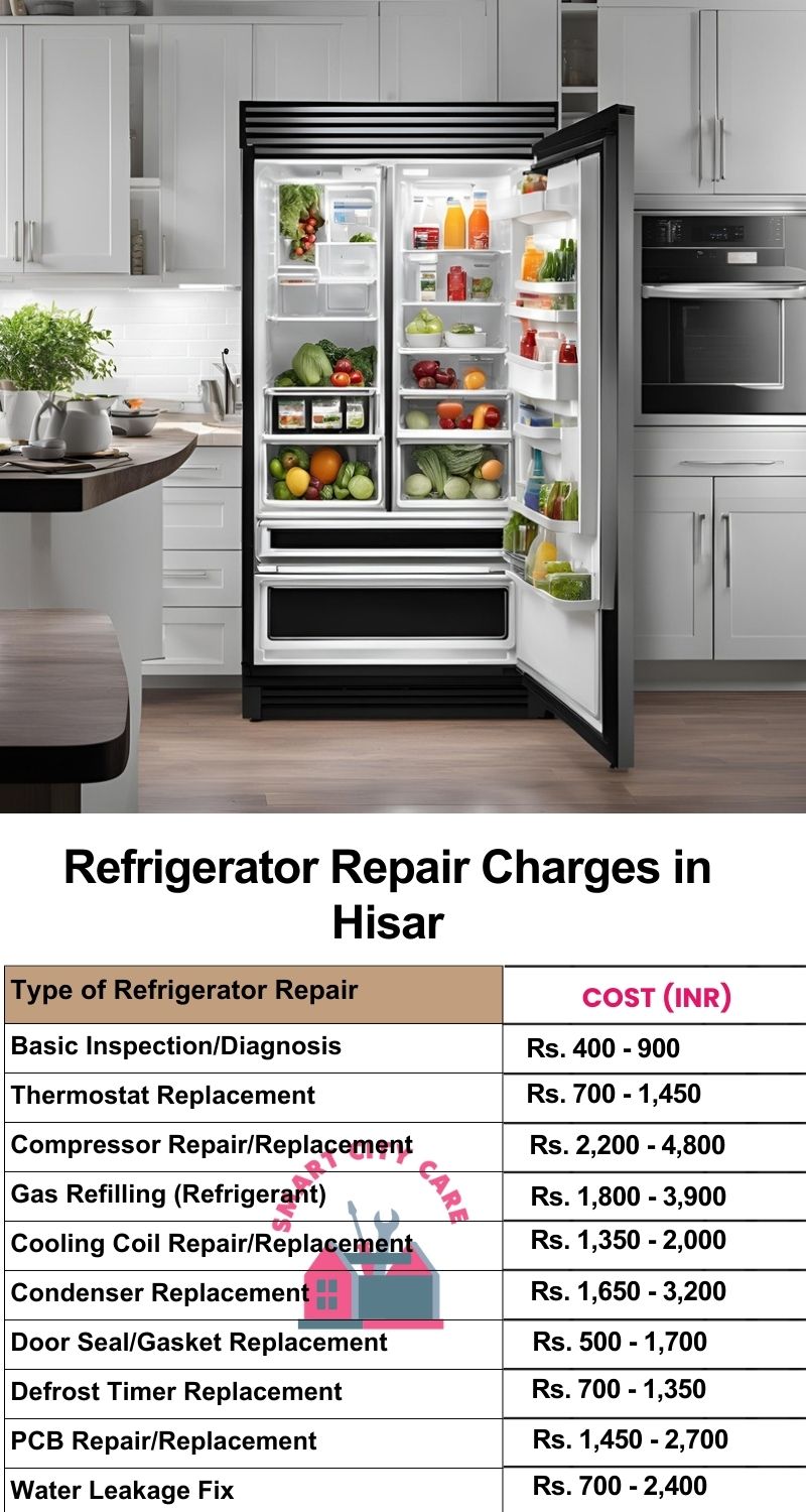 Refrigerator Repair Services Charges in Hisar