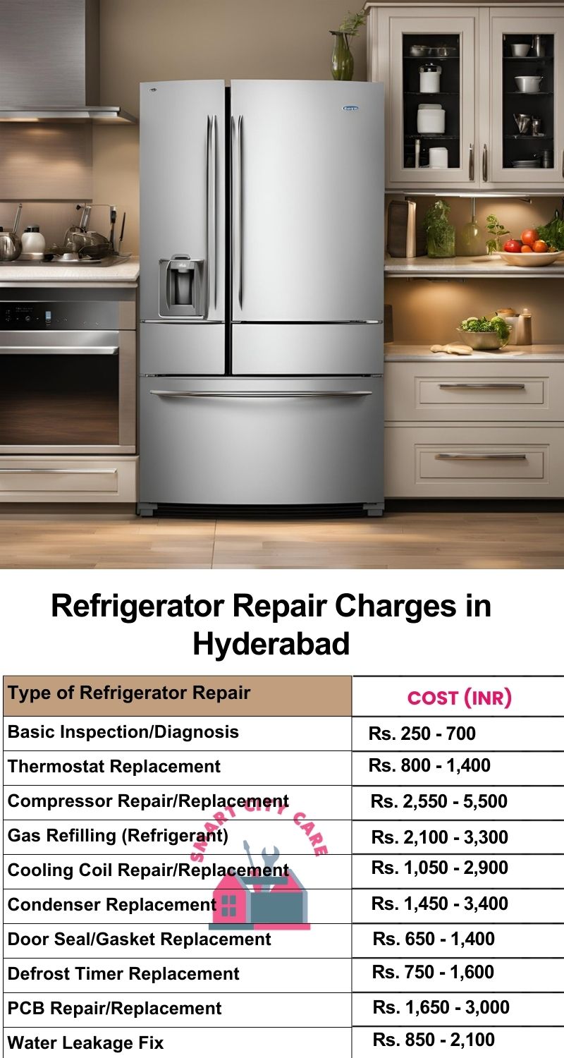 Refrigerator Repair Services Charges in Hyderabad