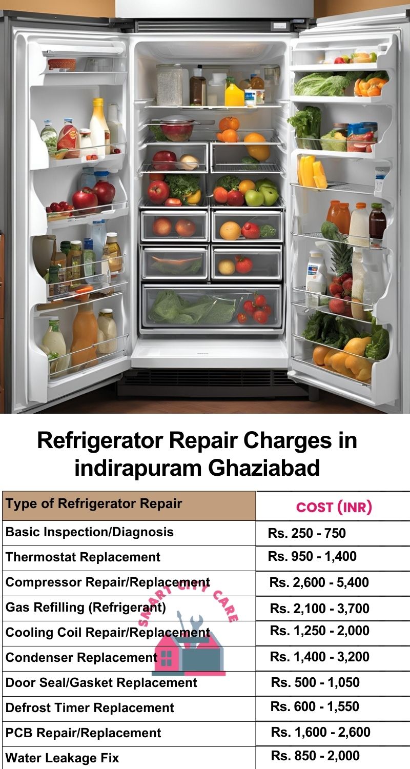 Refrigerator Repair Services Charges in  Indirapuram ,Ghaziabad 