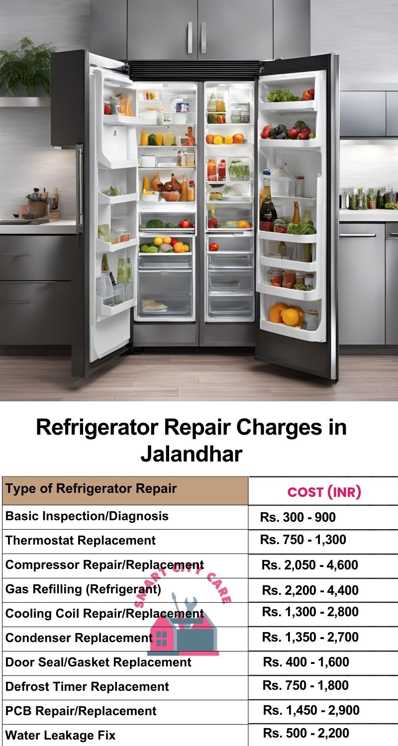 Refrigerator Repair Services Charges in Jalandhar