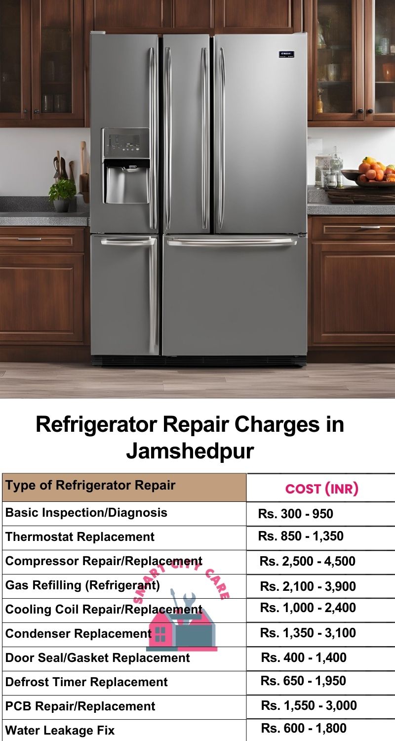 Refrigerator Repair Services Charges in Jamshedpur