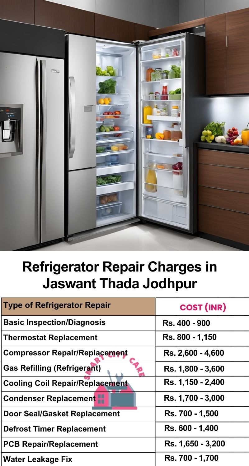 Refrigerator Repair Services Charges in  Jaswant Thada ,Jodhpur 