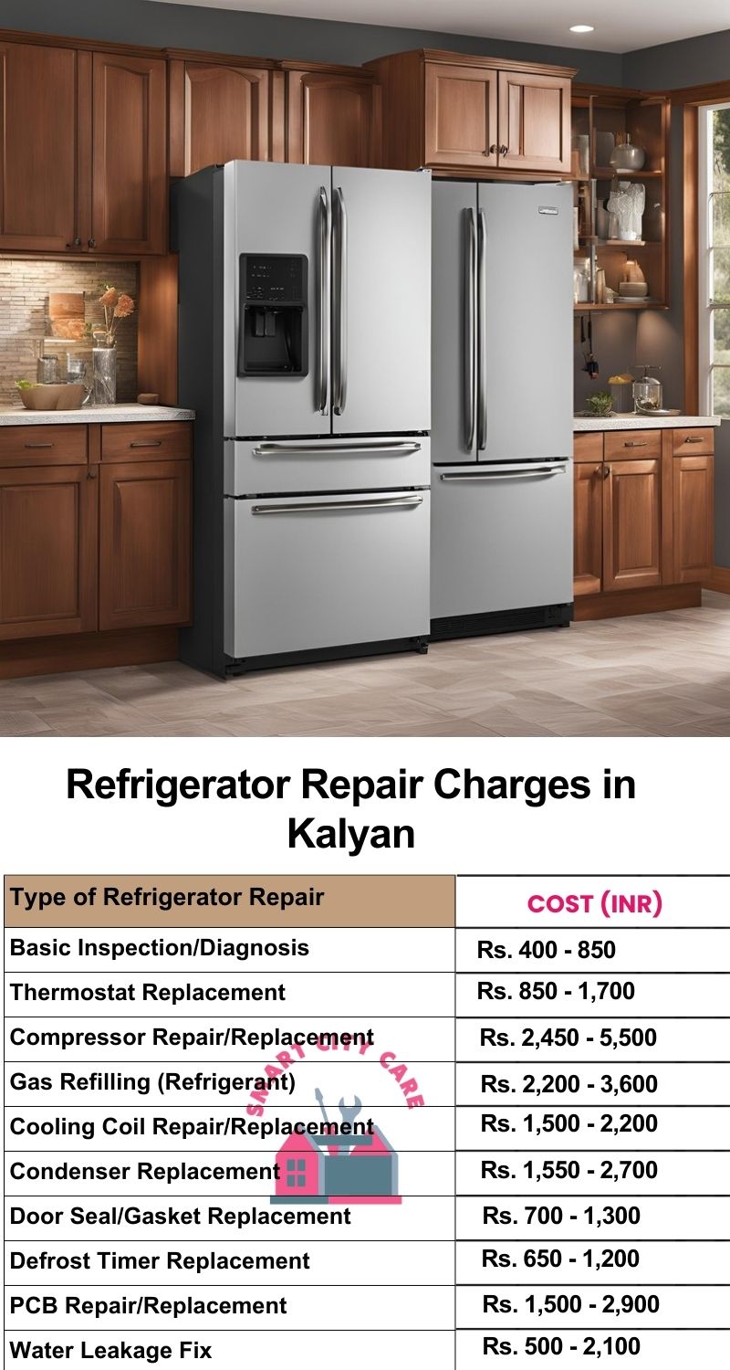 Refrigerator Repair Services Charges in Kalyan