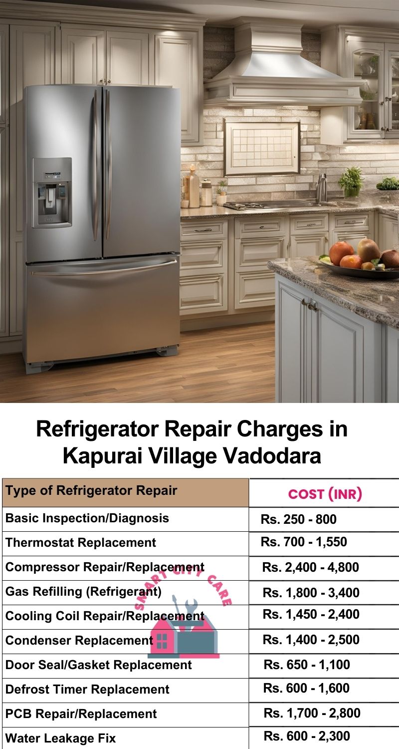 Refrigerator Repair Services Charges in  Kapurai Village ,Vadodara 