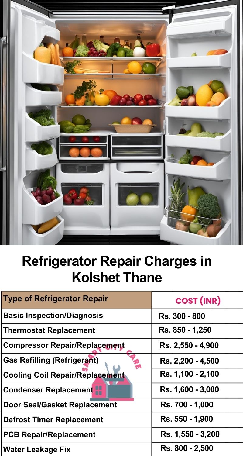 Refrigerator Repair Services Charges in Kolshet ,Thane