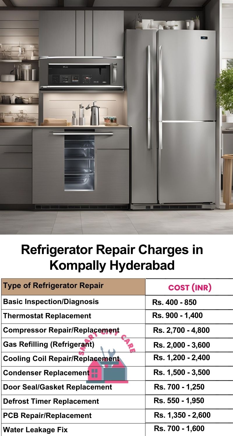 Refrigerator Repair Services Charges in Kompally ,Hyderabad