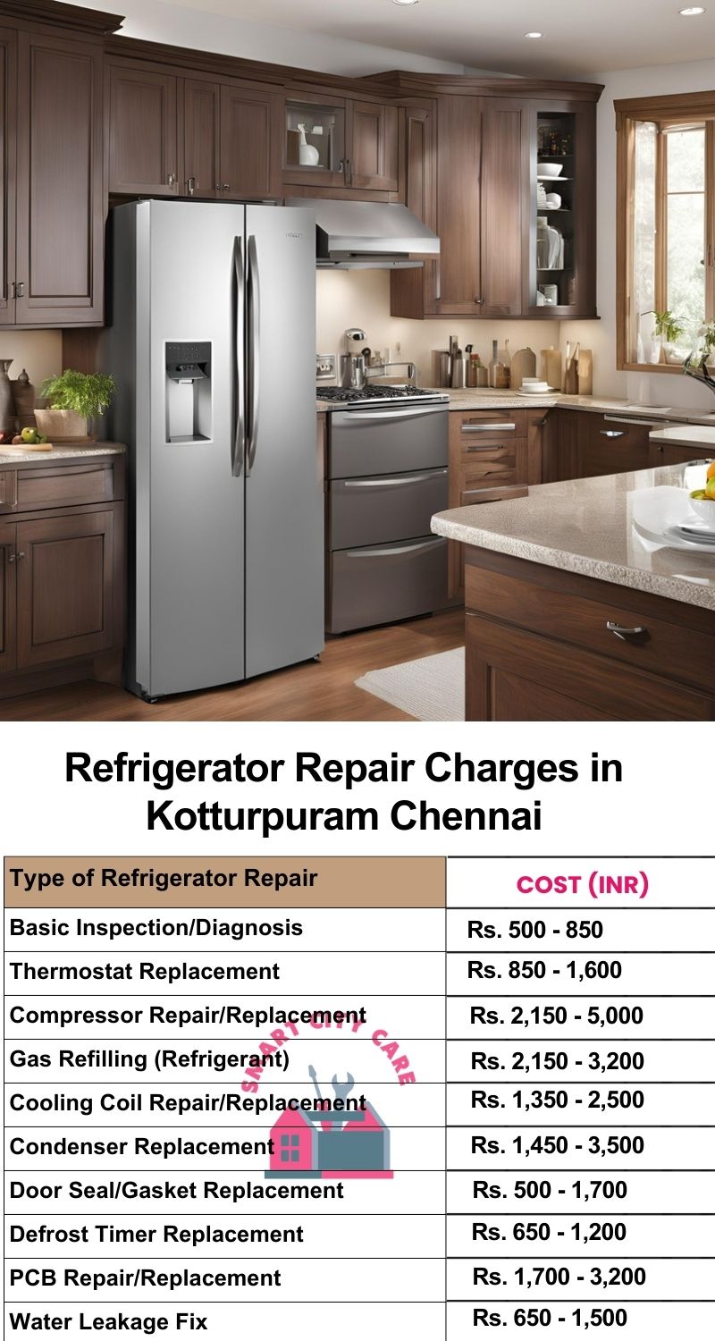 Refrigerator Repair Services Charges in  Kotturpuram ,Chennai 