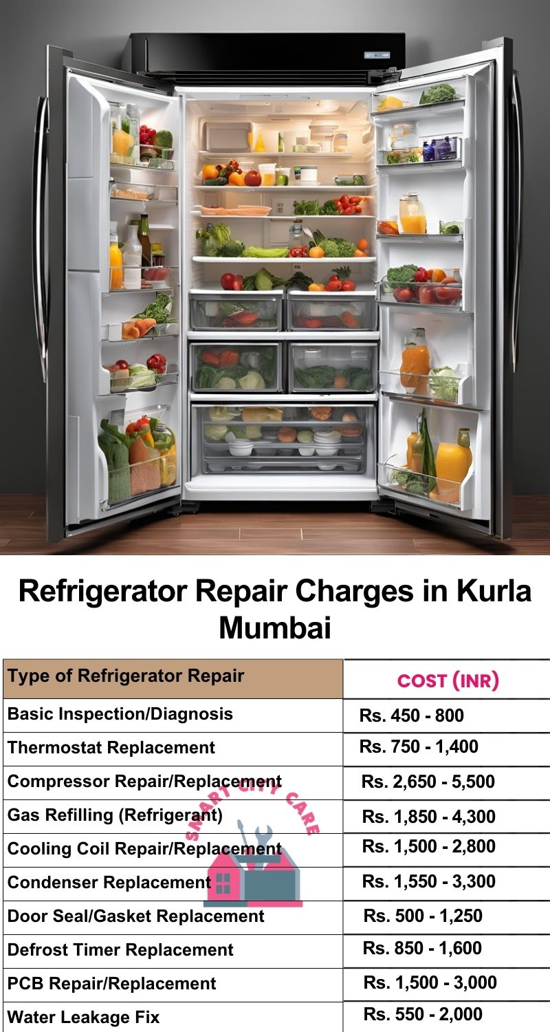 Refrigerator Repair Services Charges in  Kurla ,Mumbai 