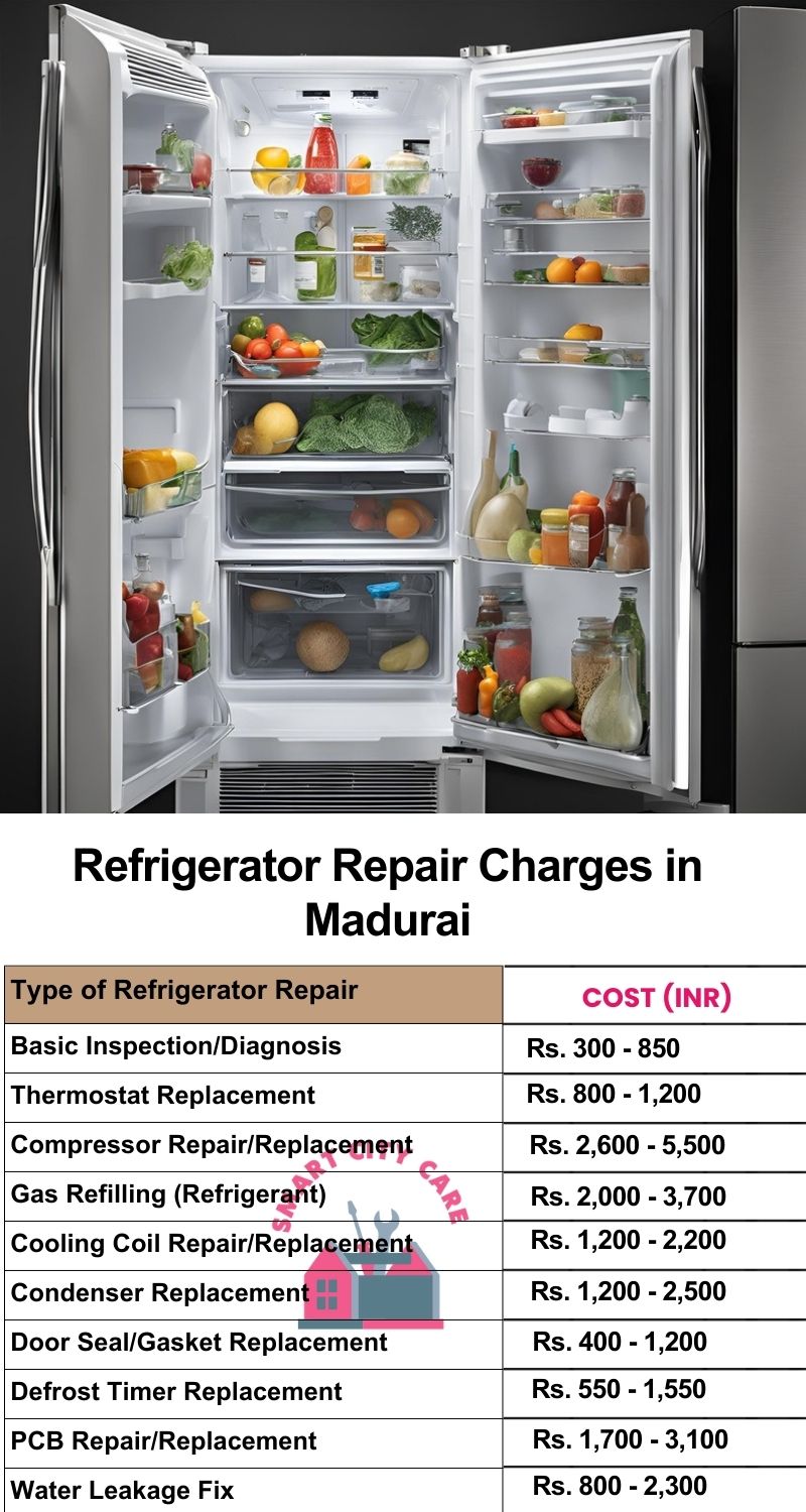 Refrigerator Repair Services Charges in Madurai