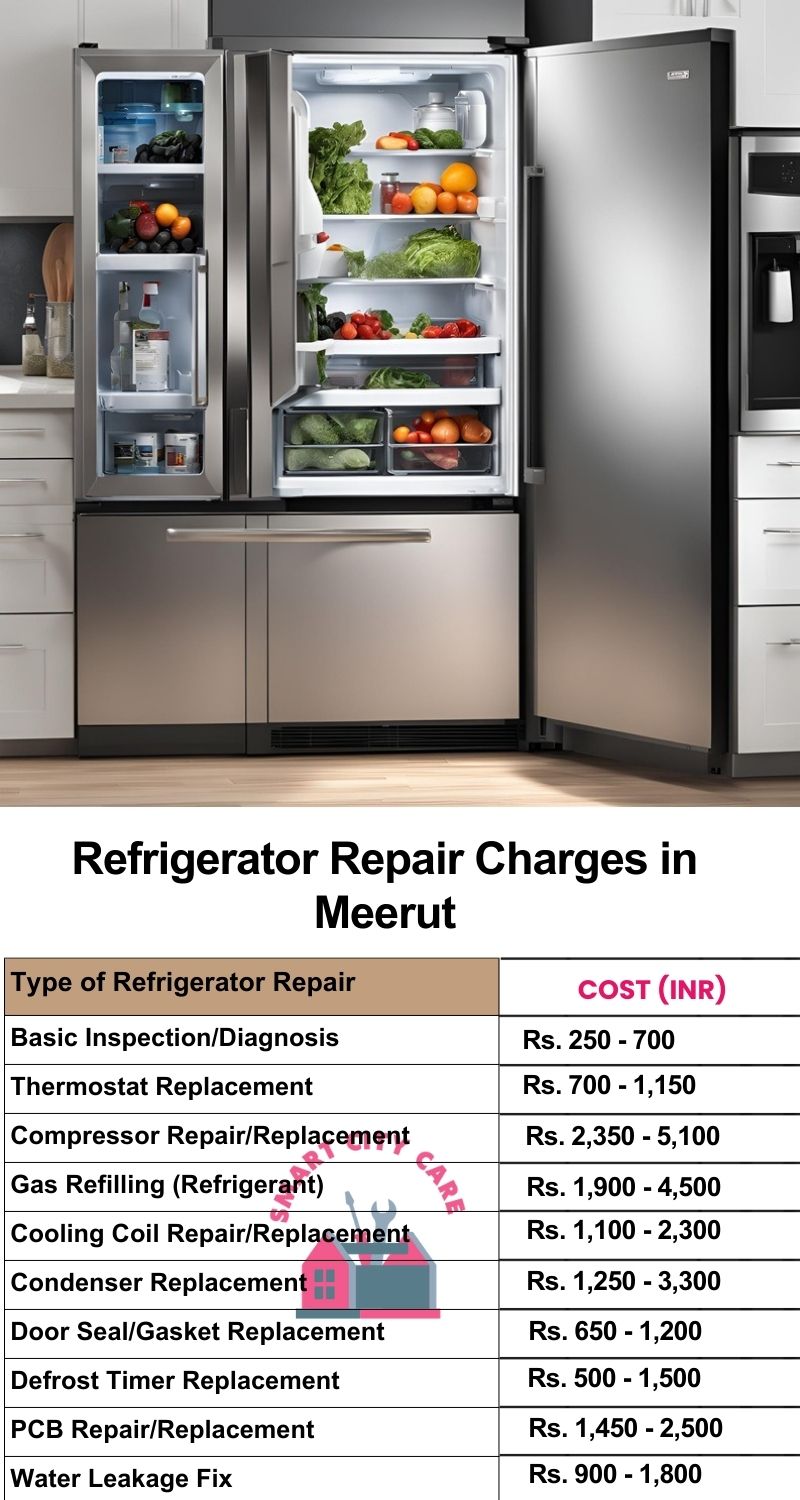 Refrigerator Repair Services Charges in Meerut