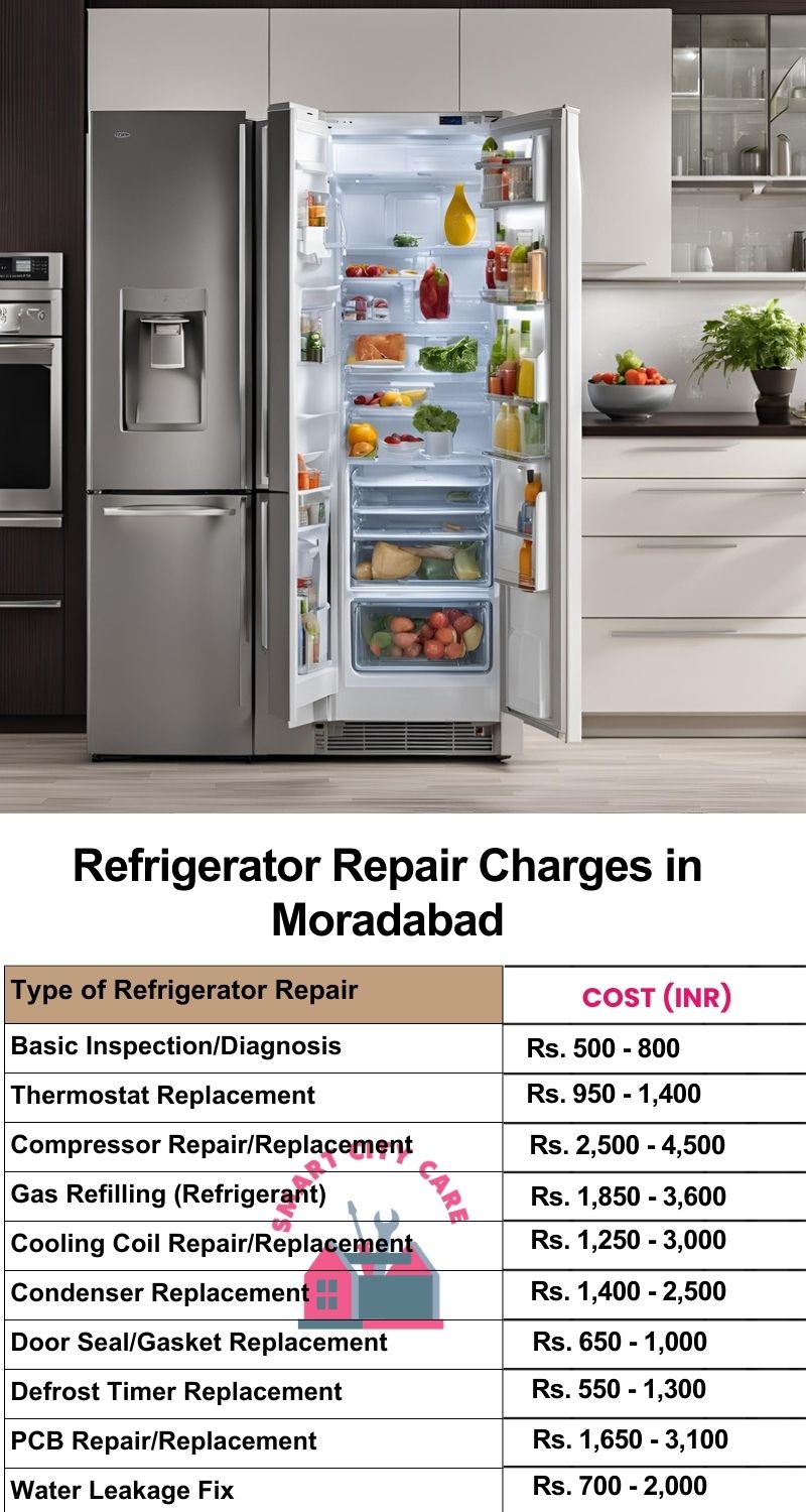 Refrigerator Repair Services Charges in Moradabad