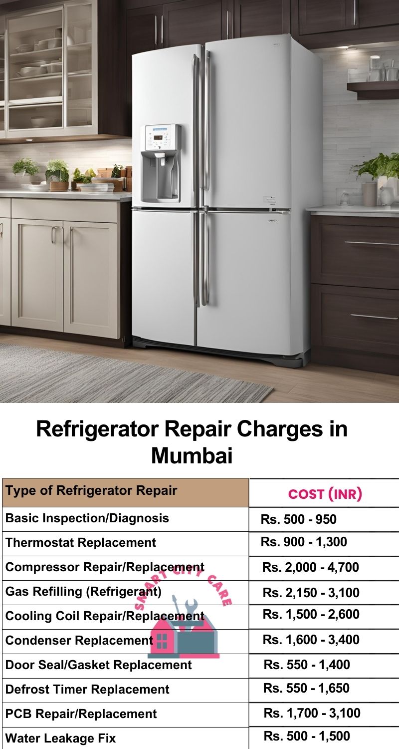 Refrigerator Repair Services Charges in Mumbai