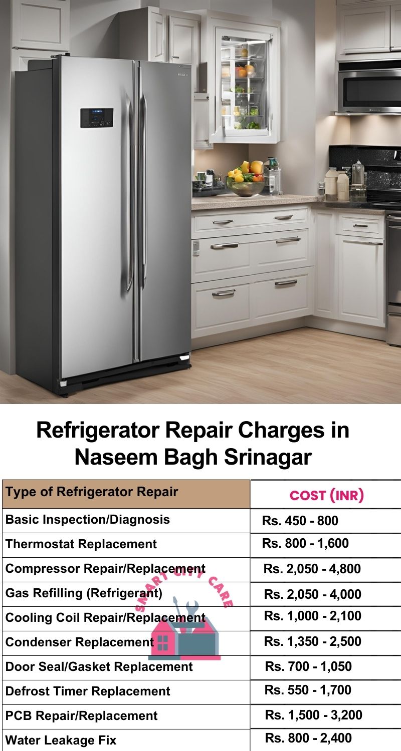 Refrigerator Repair Services Charges in  Naseem Bagh ,Srinagar 