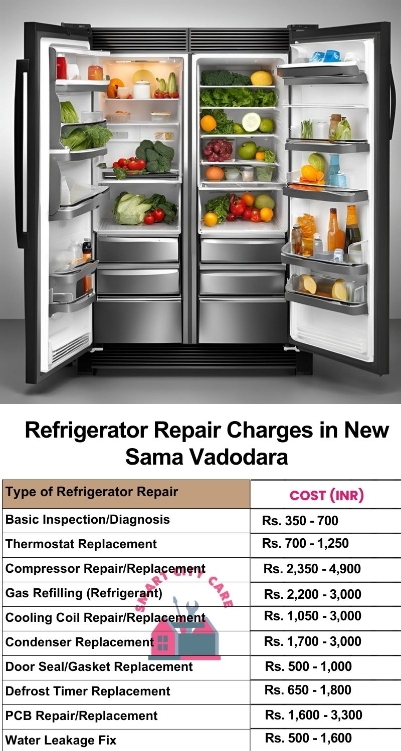 Refrigerator Repair Services Charges in  New Sama ,Vadodara 