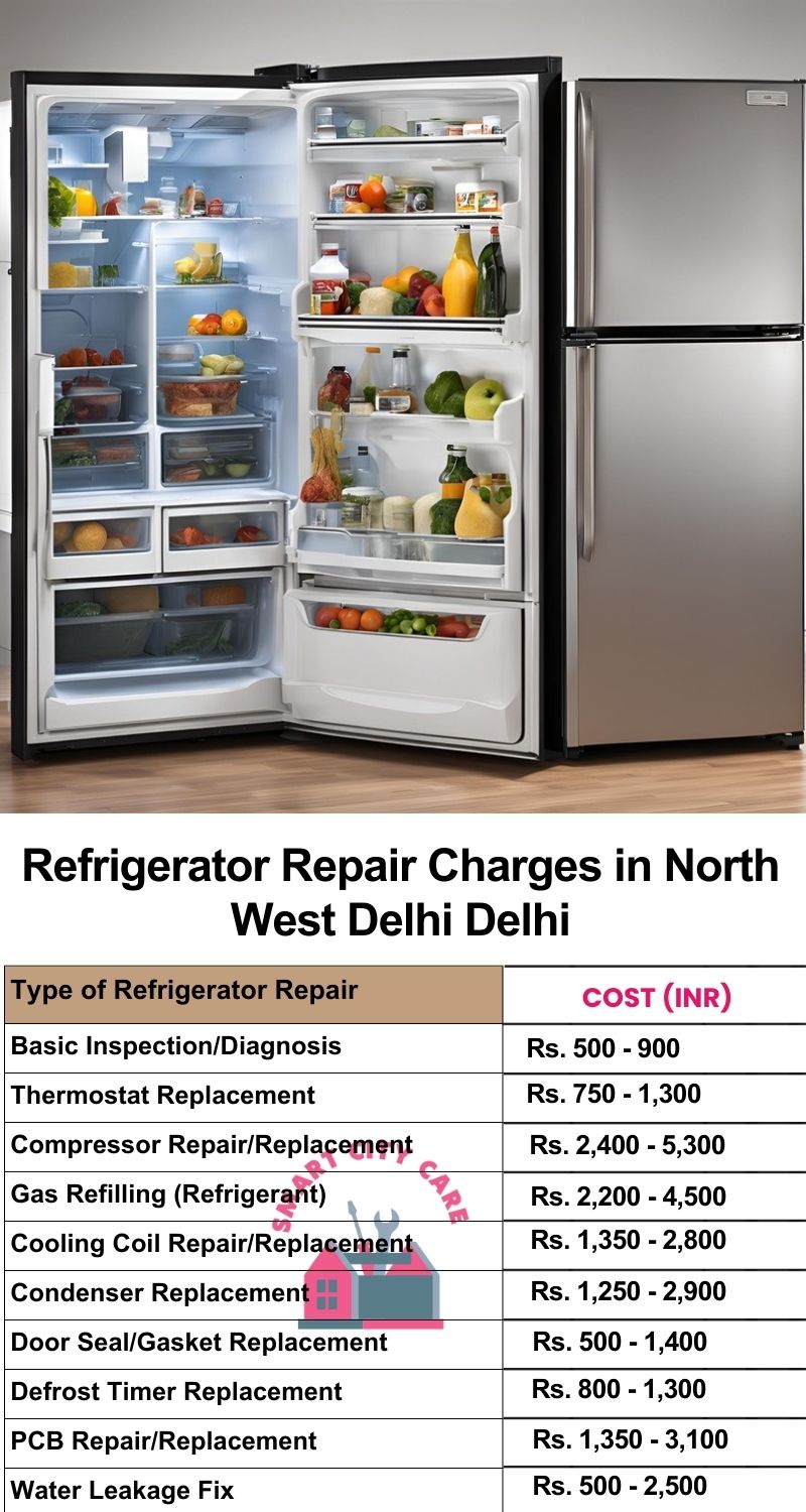 Refrigerator Repair Services Charges in  North West Delhi ,Delhi 