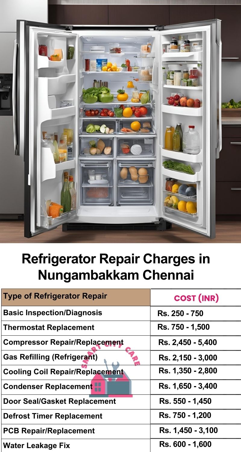 Refrigerator Repair Services Charges in  Nungambakkam ,Chennai 