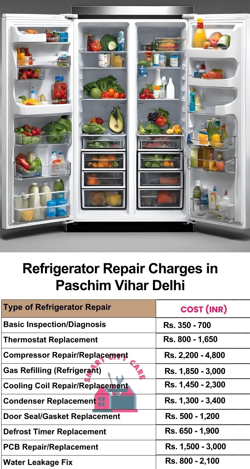 Refrigerator Repair Services Charges in  Paschim Vihar ,Delhi 