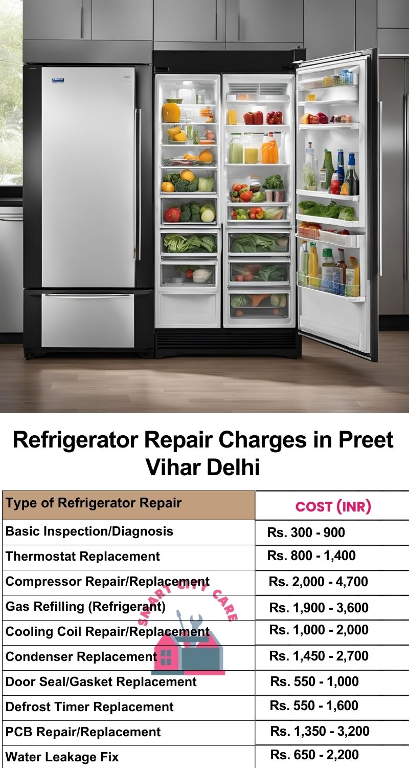 Refrigerator Repair Services Charges in  Preet Vihar ,Delhi 