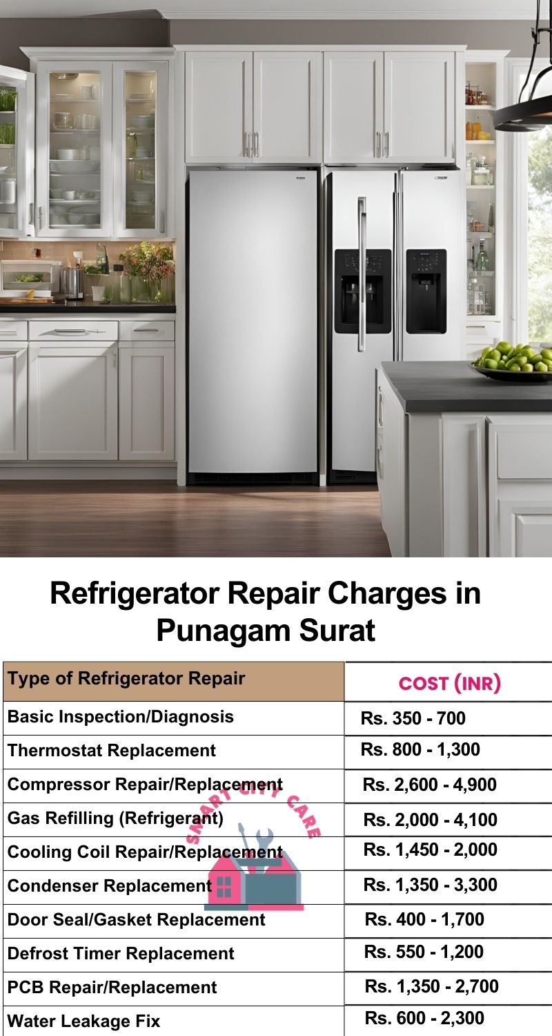 Refrigerator Repair Services Charges in  Punagam ,Surat 