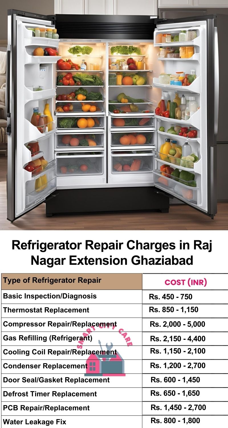 Refrigerator Repair Services Charges in  Raj Nagar Extension ,Ghaziabad 