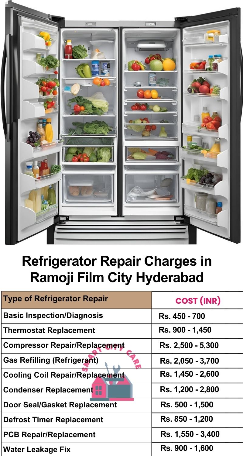 Refrigerator Repair Services Charges in Ramoji Film City ,Hyderabad
