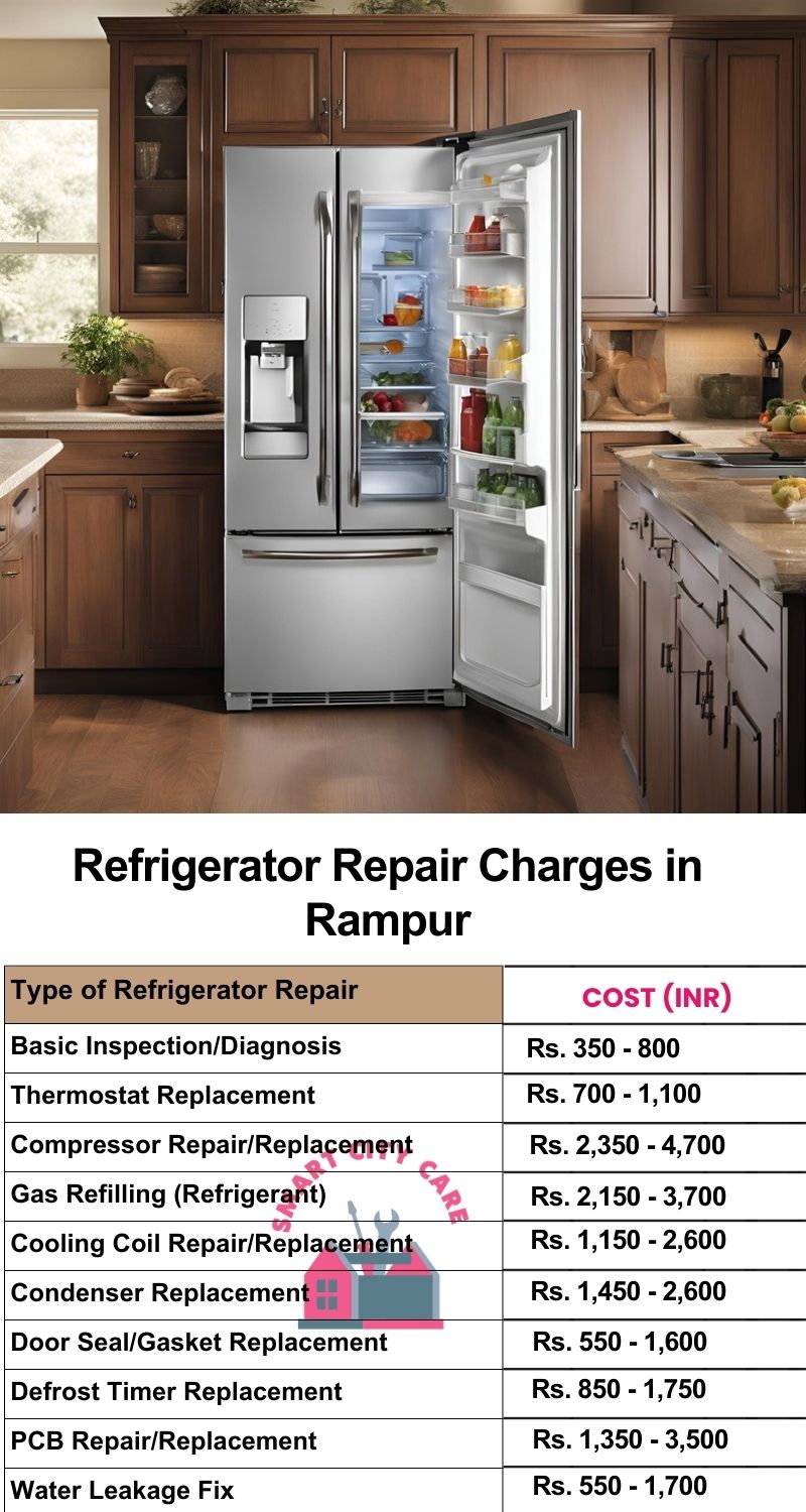 Refrigerator Repair Services Charges in Rampur