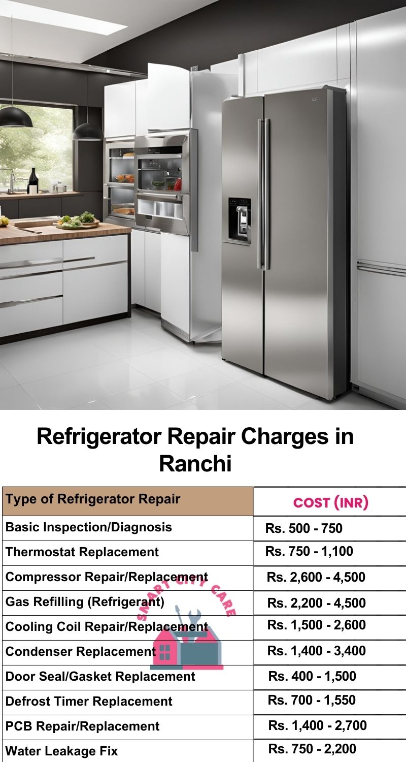 Refrigerator Repair Services Charges in Ranchi