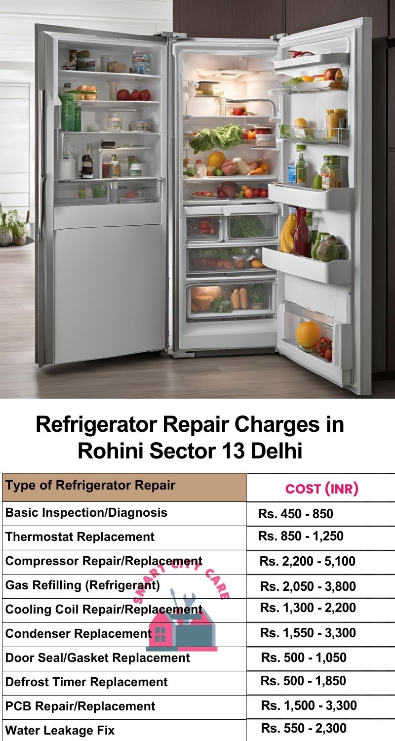 Refrigerator Repair Services Charges in  Rohini Sector 13 ,Delhi 