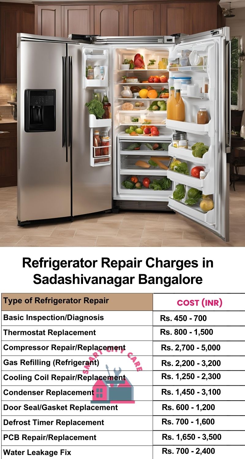 Refrigerator Repair Services Charges in  Sadashivanagar ,Bangalore 