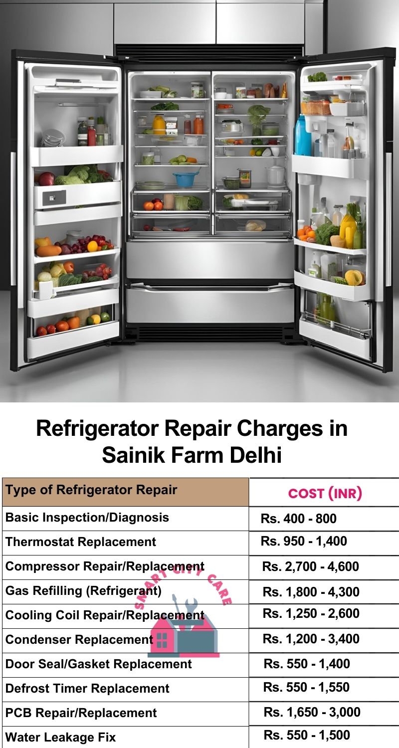 Refrigerator Repair Services Charges in  Sainik Farm ,Delhi 