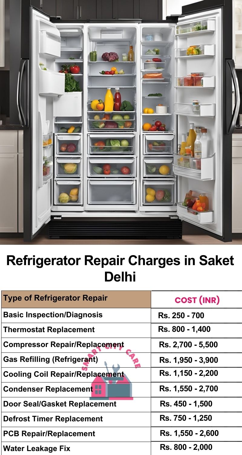 Refrigerator Repair Services Charges in  Saket ,Delhi 